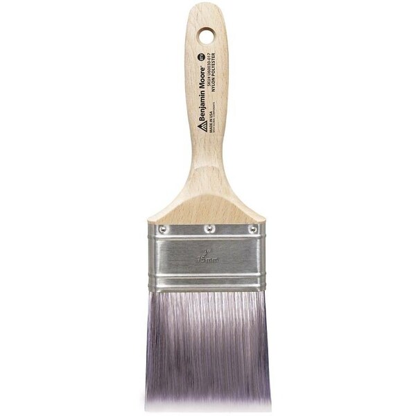 Benjamin Moore Paint Brush, Firm Brush, NylonPolyester Bristle